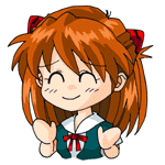 anime girl clapping