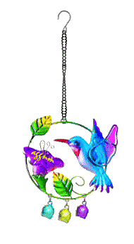 hummingbird wind chime