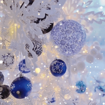 blue christmas background