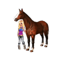 girl and her horse