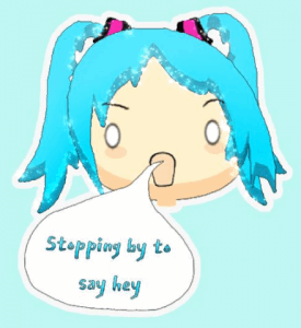 Miku Stopping by to  say hi
