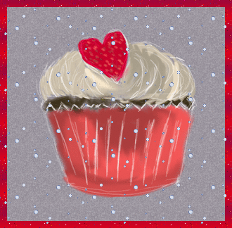 Snowy Cupcake Art