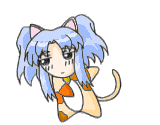 dancing girl in a cat suit