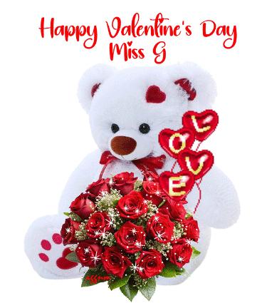 happy Valentine's day Miss G