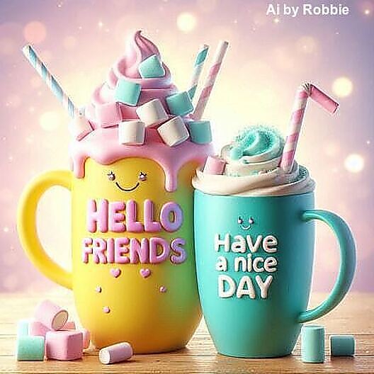 Hello Friends Text Hello Friends (in Glitter Text)