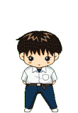 shy anime boy