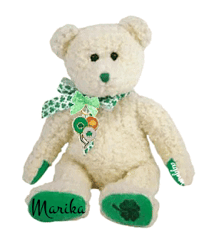 Marika bear - st Patrick's day