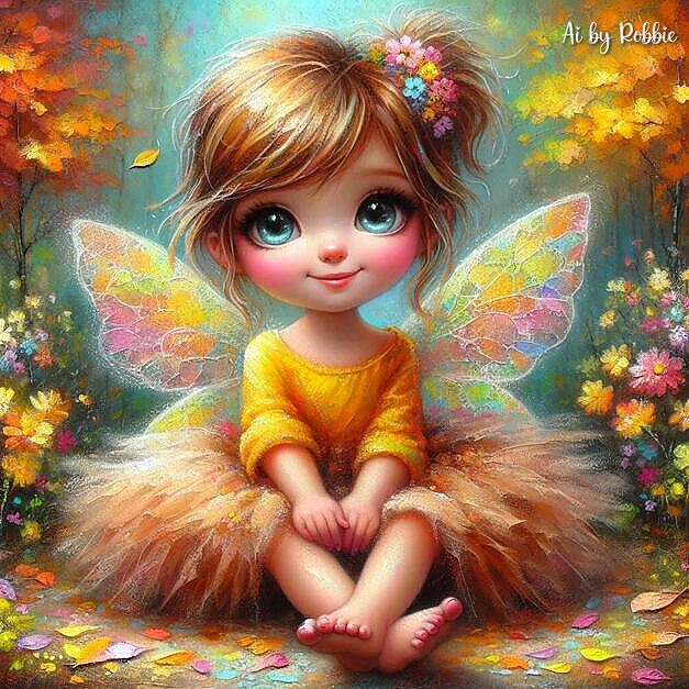 Cute  Autumn Fairy