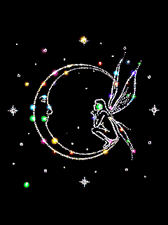 fairy and the moon