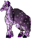 purple sparkly pegasus