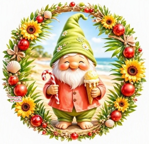 Summer Christmas Gnome
