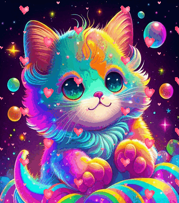 Rainbow Kitty