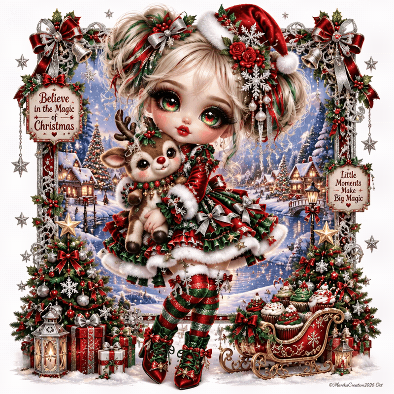 Sweet christmas girl