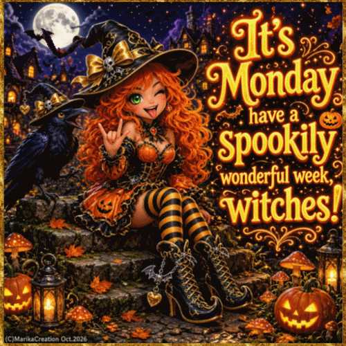 Monday and a new week greetings!