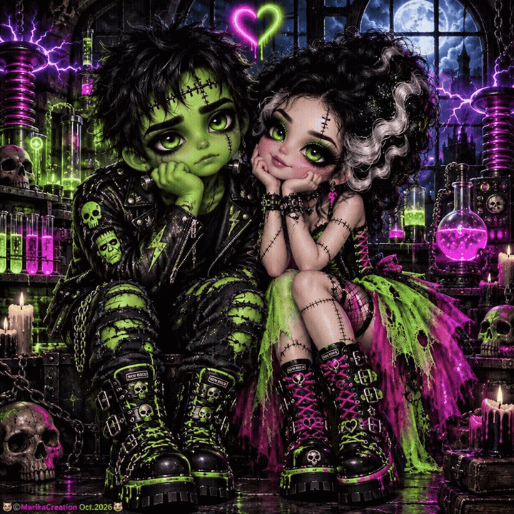 Frankenstein and Bride