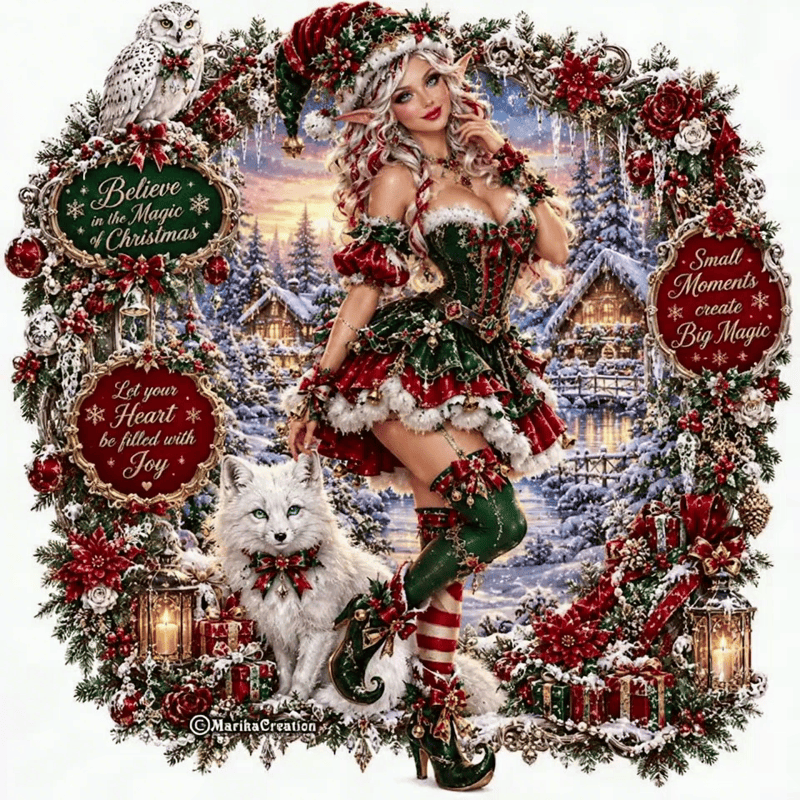 Glam Christmas Elf