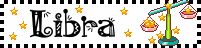 Libra Glitter Banner